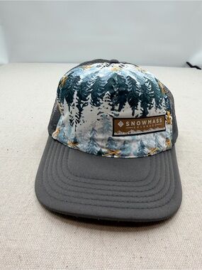 Blowfish Trucker Hat in Gray, Green, Yellow